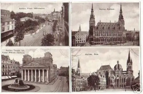 04236/4 Ak Aachen Friedr. Wilhelmplatz usw. um 1930