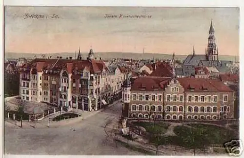 04195 Ak Zwickau Innere Plauenschestrasse 1910