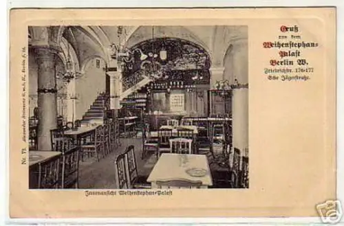schöne Ak Berlin Gasthaus Friedrichstrasse 1913