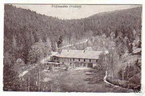 schöne Ak Froschmühle im Mühltal um 1920