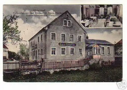 schöne Ak Höckendorf Kolonialwaren und Gasthof 1923