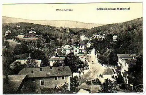 schöne AK Schreiberhau Mariental Wilhelmstrasse 1921