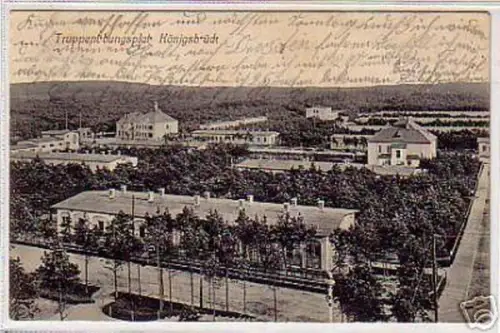 schöne Ak Truppenübungsplatz Königsbrück 1911