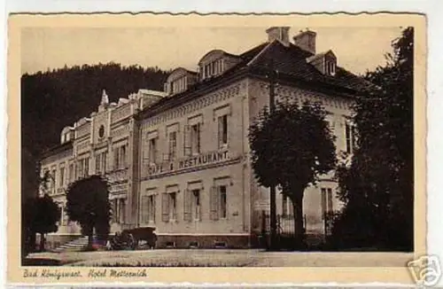 05645 Ak Bad Königswart Hotel Metternich um 1930