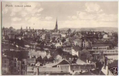 04017 Ak Pilsen Plzen Stadtansicht Celkovy pohled 1926