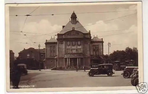 08595 Foto Ak Brüx in Böhmen Stadttheater 1938