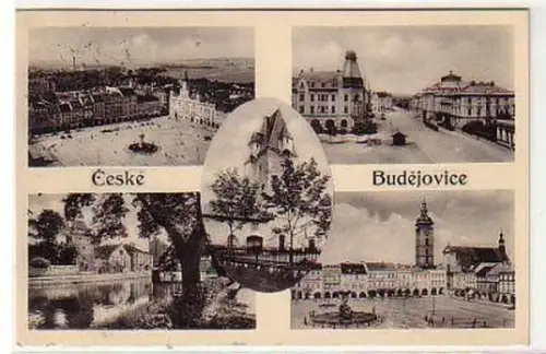 24895 Mehrbild Ak Budweis Ceske Budejovice 1940