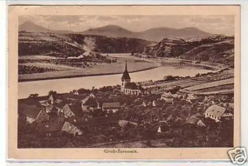 16586 Ak Groß Zernosek in Böhmen Totalansicht 1925