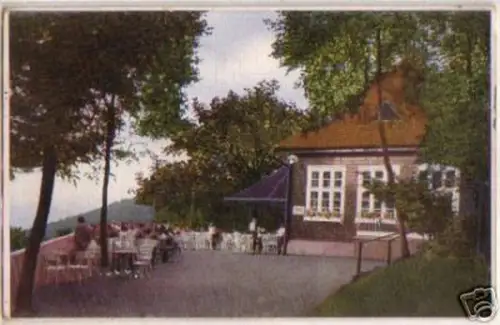 15285 Ak Karlovy Vary Kavarna "Jeleni Skok" 1929