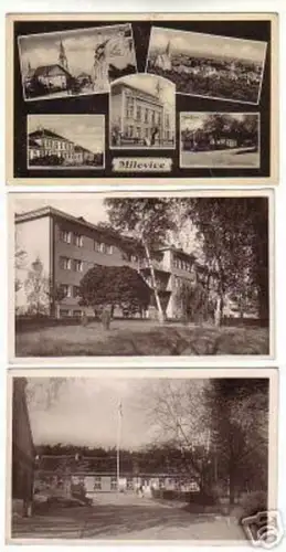3 Ak Milowitz Milovice in Böhmen um 1940