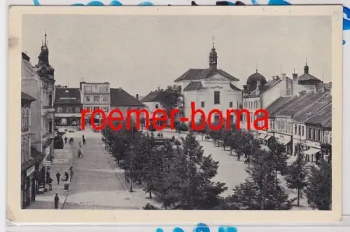 85990 Ak Beneschau Bene?ov Marktplatz ? mit Geschäften um 1915