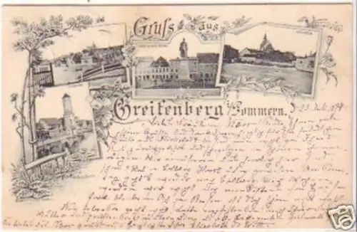 21846 Mehrbild Ak Gruß aus Greifenberg in Pommern 1897