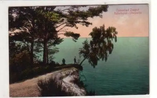 46843 Ak Ostseebad Zoppot Adlerhorst Uferpartie 1916