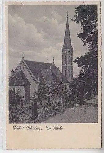63523 Ak Seebad Misdroy evangelische Kirche 1941