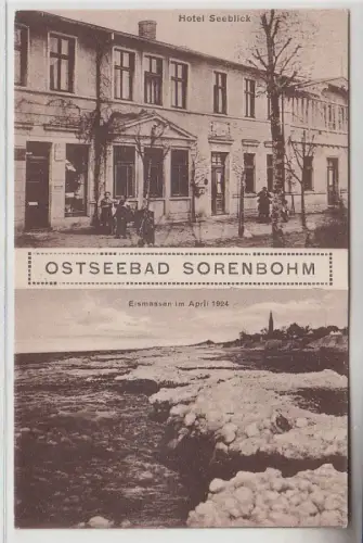 71690 Mehrbild Ak Ostseebad Sorenbohm Hotel Seeblick 1924
