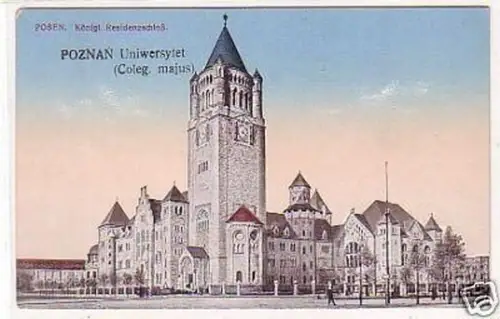 07853 Ak Posen königliches Residenzschloß um 1920