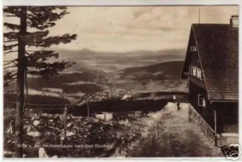 05661 Ak Blick von der Heufuderbaude nach Bad Flinsberg
