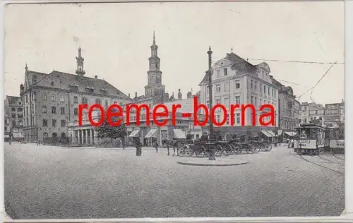 80235 Feldpost Ak Posen alter Markt 1916