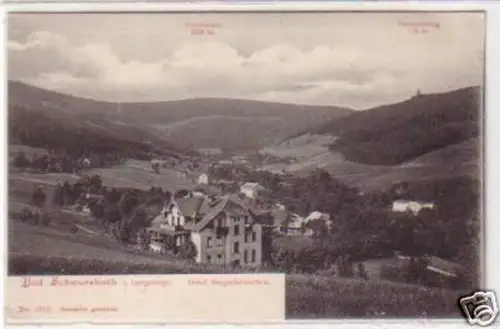 31297 Ak Bad Schwarzbach Hotel Bergschlösschen um 1910