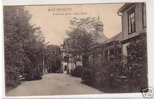 33619 Ak Bad Reinerz Promenade an der lauen Quelle 1910