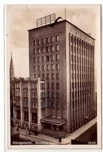 42224 Ak Königshütte Stadtsparkasse 1941