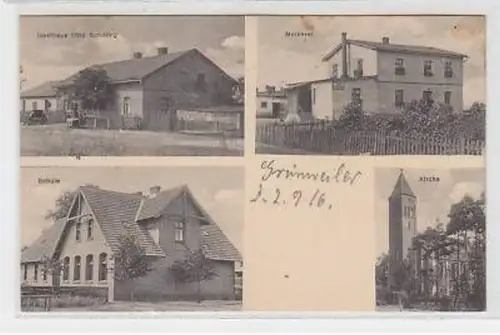 42458 Mehrbild Ak Grünweiler Gasthaus 1916