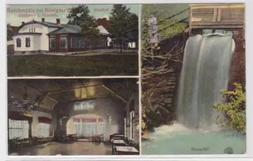 55793 Mehrbild Ak Buschmühle bei Königszelt Jaworzyna Slaska Gasthof usw.