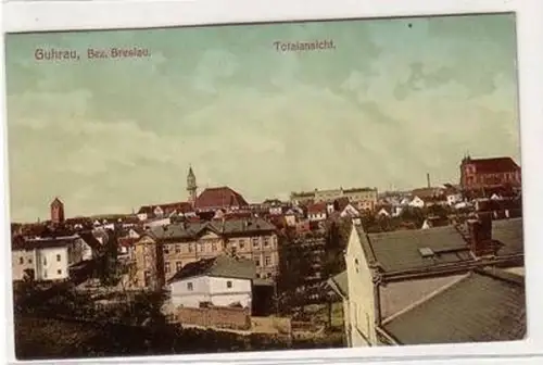 54302 Ak Guhrau Bezirk Breslau Totalansicht 1906