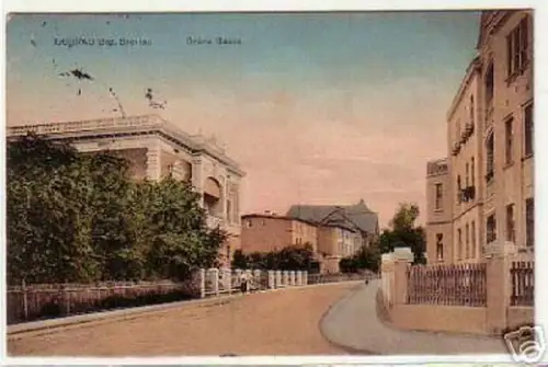 schöne Ak Schlesien Guhrau Grüne Gasse 1917