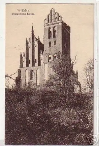 18000 Feldpost Ak Dt.Eylau Evangelische Kirche 1914
