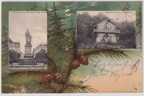 39393 Ak Schweizerhaus in Serrahn 1902