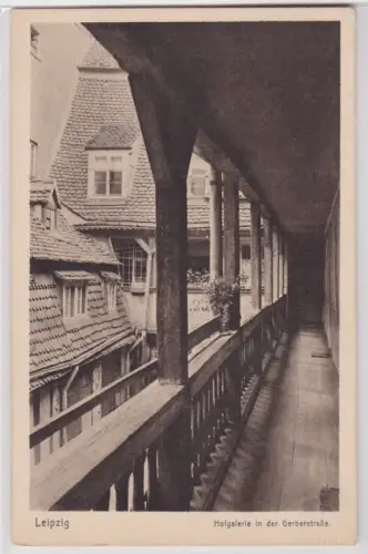 41490 Ak Leipzig Hofgalerie in der Gerberstrasse um 1920