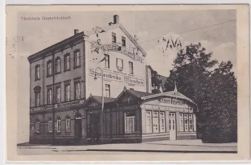 64664 Ak Leipzig Täubners Gastwirtschaft Frankfurterstraße 33, 1925