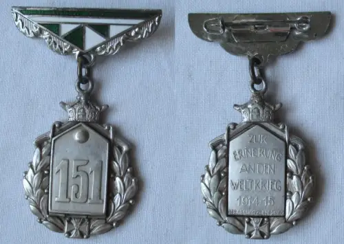 rare Medaille Zur Erinnerung an den Weltkrieg 1914/15 Sensburg Mrągowo (171949)