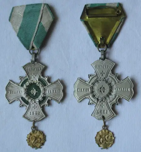 seltenes Abzeichen Militär Verein Pieschen bei Dresden 1882 (171897)