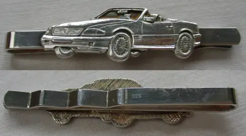 elegante 925er Silber Krawattennadel Mercedes Benz SL Cabrio (171929)