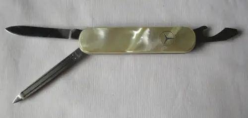 Mercedes Benz Taschenmesser INOX Solingen - Werbegeschenk Automobilia (160508)