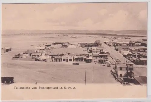 98023 Ak Teilansicht von Swakopmund D.-S.-W.-Afirka Namibia um 1910