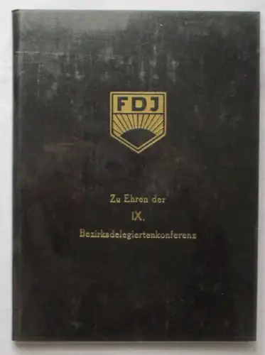 Fotobuch FDJ IX. Bezirksdelegiertenkonferenz Magdeburg 1969 (168272)
