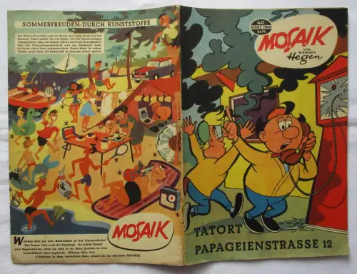 Mosaik von Hannes Hegen Digedag Nummer 40 von 1960 SEHR GUT! (107879)
