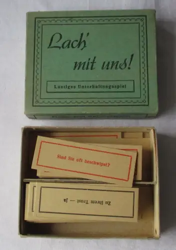 Lach mit uns! Frage-und Antwortspiel DDR 1955 Paul Beltz & Sohn BELSO (105622)