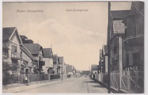 65985 Ak Mainz-Gonsenheim Ernst Ludwigstraße 1911