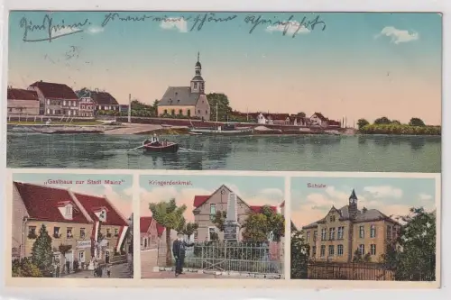 51758 Ak Ginsheimer Apfelweinkelterei "Gasthaus zur Stadt Mainz" 1914