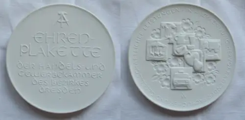 DDR Ehrenplakette der Handels- und Gewerbekammer des Bezirkes Dresden (148463)