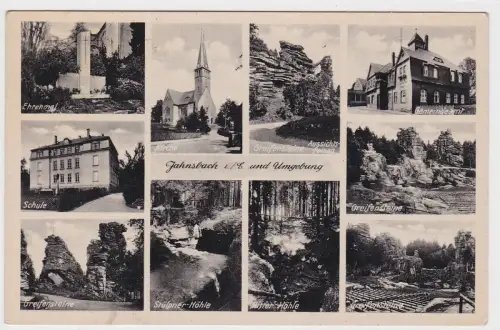76901 Mehrbild Ak Jahnsbach im Erzgebirge und Umgebung 1945