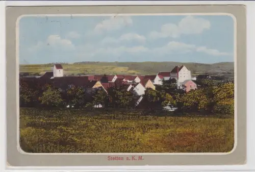 99425 Ak Stetten am kalten Main Totalansicht 1921