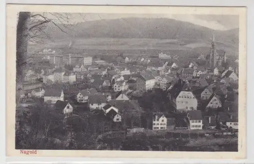 03064 AK Nagold - Gesamtansicht vom Schloßberg aus gesehen 1917