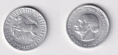 50 Pfennig Not Münze Provinz Westfalen 1921 Jäger N9 (146503)