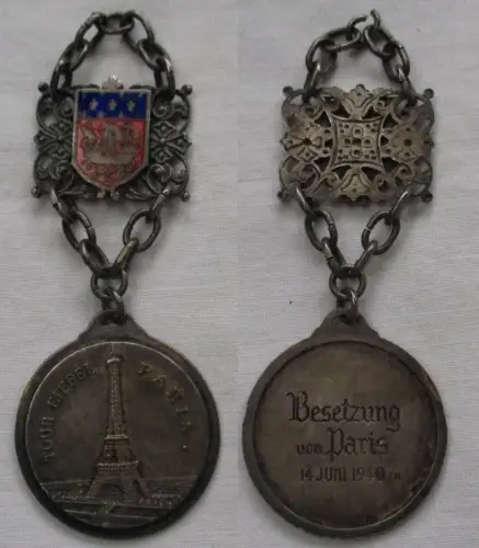 Wehrmacht Souvenir-Anhänger Besetzung von Paris 14. Juni 1940 (160613)