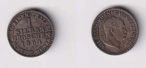 1 Silbergroschen Münze Preussen 1864 A ss (146044)